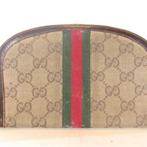Rare Early Gucci Brown Large G Semi-circular - Picture 4 of 12